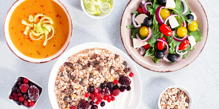 Greek Yogurt with Granola & Berries