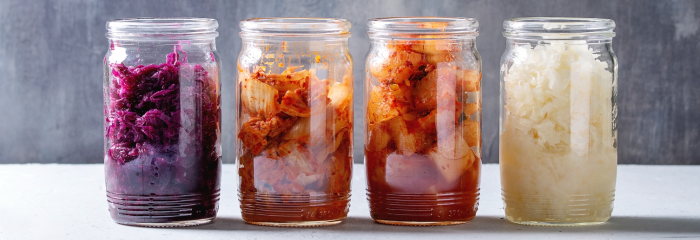 Jars of ferments